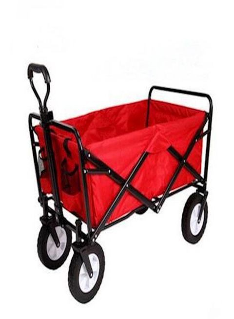 Generic Folding Camping Multi-Function Shopping Cart Red