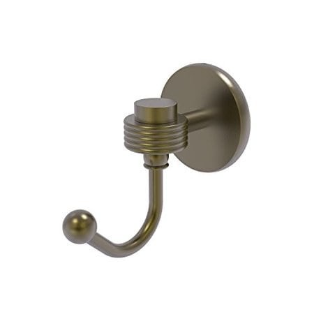 Allied Brass 7120G-Abr Satellite Orbit One Groovy Accents Robe Hook, Antique Brass