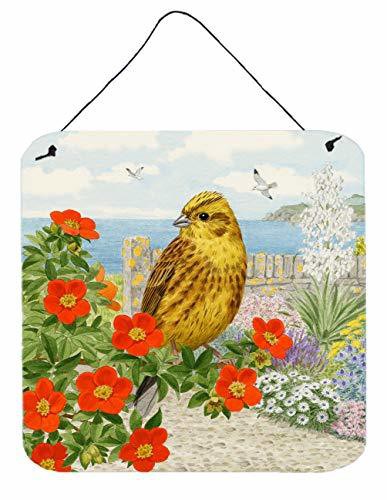 Caroline&#39;s Treasures Asad0695Ds66 Yellowhammer By Sarah Adams Wall Or Door Hanging Prints, 6X6, Multicolor