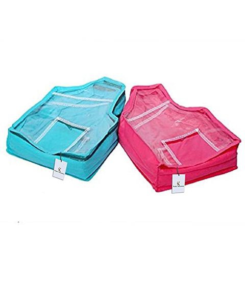 Kuber Industries 2 Piece Non Woven Blouse Cover Set (KI001462)