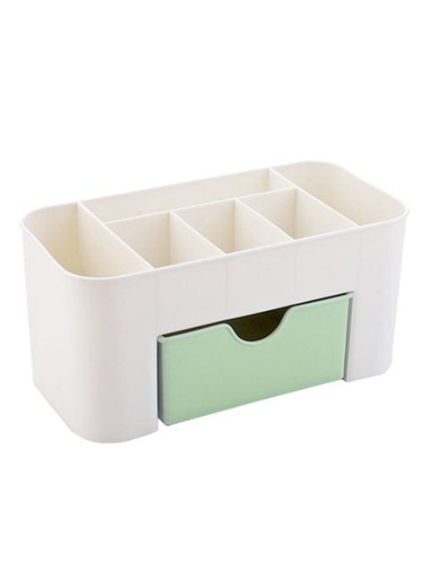 Generic Multipurpose Storage And Organizer Box White 23X12X12cm