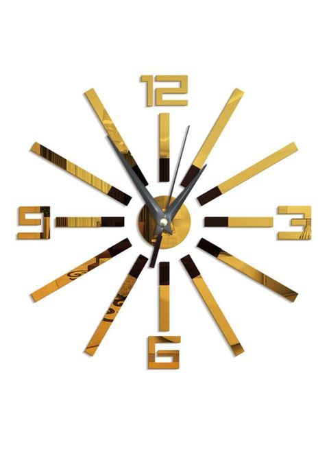 Sharpdo Artistic Wall Clock Gold 25X26cm