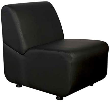 Mahmayi Metal/Wood Coco Single Seater Custom Sofa, CO_SSPU_SBL, Black, H75 x W55.5 x D77.5 cm