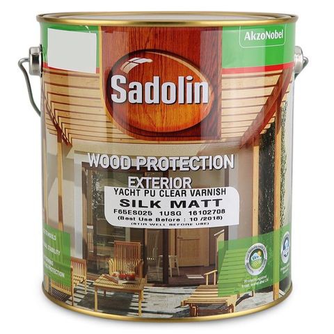 Sadolin Wood Protection Exterior Woodstain (3.8 L, Silk Matt)