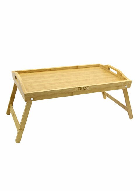 Bamboo Bed Tray With Folding Legs Brown 19.75x12inch