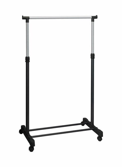 Garment Rack Silver/Black Medium