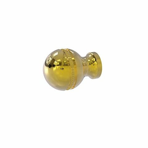 Allied Brass P-1 1 Inch Beaded Cabinet Knob, Polished Brass