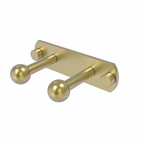 Allied Brass P1000-20-2 Prestige Skyline Collection 2 Position Multi Peg Decorative Hook, Satin Brass