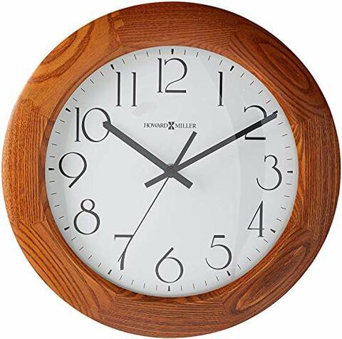 Howard Miller Santa Fe Wall Clock 625-355 - Modern &amp; Round With Quartz Movement