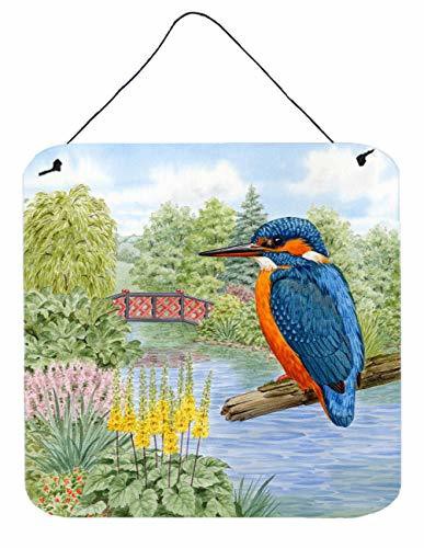 Caroline&#39;s Treasures Asad0692Ds66 Kingfisher By Sarah Adams Wall Or Door Hanging Prints, 6X6, Multicolor