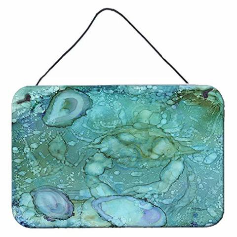 Caroline&#39;s Treasures 8963Ds812 Abstract Crabs And Oysters Wall Or Door Hanging Prints, 8X12, Multicolor