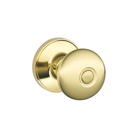 Dexter By Schlage J40Str605 Stratus Bed And Bath Knob, Bright Brass