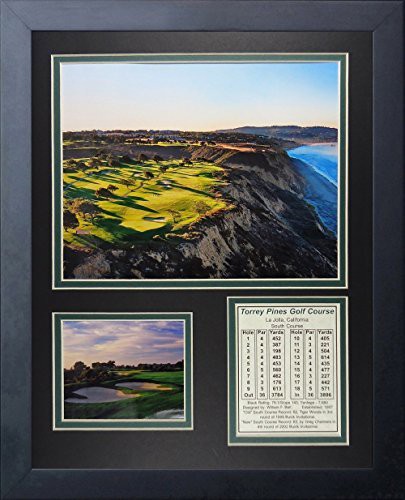 Legends Never Die Torrey Pines Golf Course I Aerial Collage Photo Frame, 11&quot; X 14&quot;