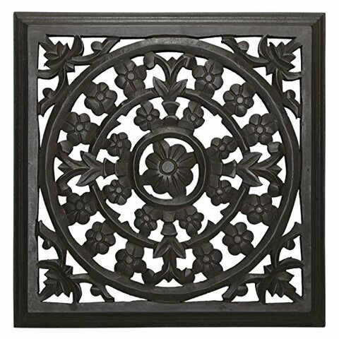 St Croix 12&quot; Dark Brown Solaris Eleven Wall Art