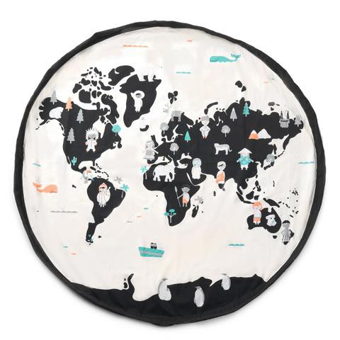 Playmat &amp; Storage bag - World Map