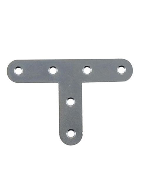 Hettich Connecting T Plate Silver 80x55millimeter