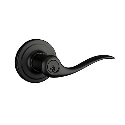 Kwikset 97401-026 Tustin Keyed Entry Lever For Garage Or Office Door Handle Featuring Smartkey Security With A Traditional Design Entry Lever, Iron