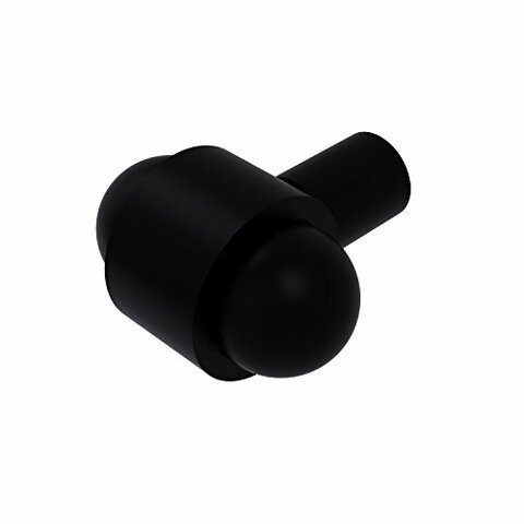 Allied Brass P-10 1-1/2 Inch Cabinet Knob, Matte Black