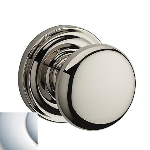 Baldwin Pvroutrr260 Reserve Privacy Round With Traditional Round Rose In Bright Chrome Finish