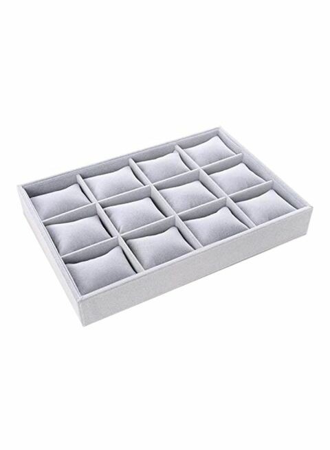 Generic 12-Compartment Watch Organizer