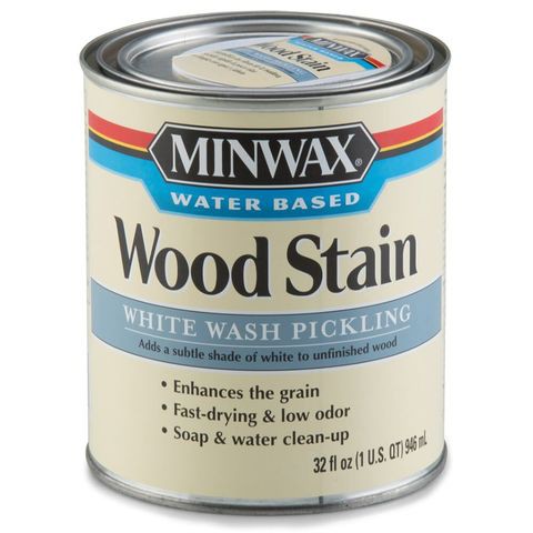 Minwax 61860 Water-Based Stain Wood Stain (946 ml, White Wash Pickling)