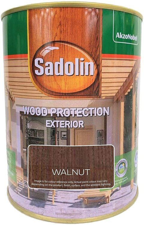 Sadolin Classic Water Repellent &amp; Wood Protection Wood Stain - Walnut 1 USG (3.79 Litres)