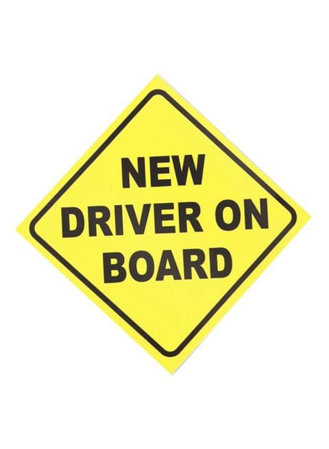 Generic Waterproof New Driver On Board Car Sticker