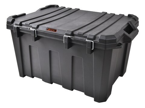 TACTIX - 135 Litre - Heavy Duty Storage Box - 85 W x 61 D x 45 H cm - Black - TTX-320508