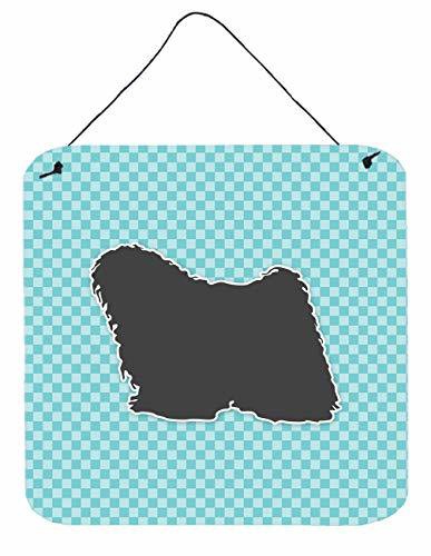 Caroline&#39;s Treasures Bb3763Ds66 Puli Checkerboard Blue Wall Or Door Hanging Prints, 6X6, Multicolor