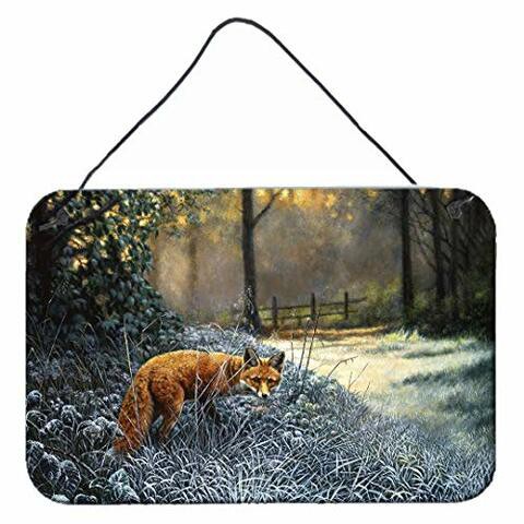 Caroline&#39;s Treasures Bdba0347Ds812 Fox On The Hunt Wall Or Door Hanging Prints, 8X12, Multicolor