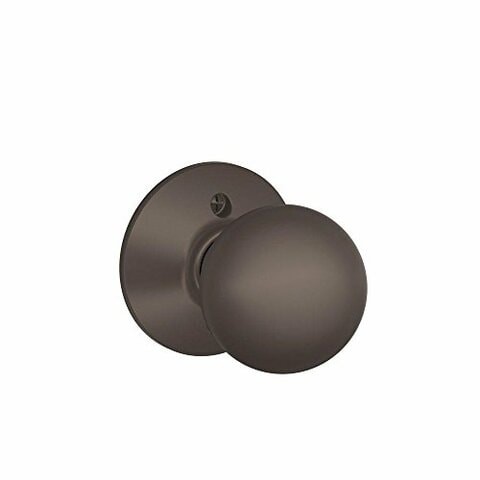 SCHLAGE Orbit Knob Non-Turning Lock, Oil Rubbed Bronze (F170 Orb 613)