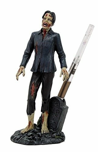 Ptc Pacific Giftware Zombie Walking Dead Undead Desk Pen Holder Statue Figurine (9428)