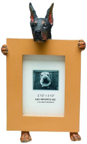 E&amp;S Pets Doberman (Black) - 2.5&quot; X 3.5&quot; Picture Frame