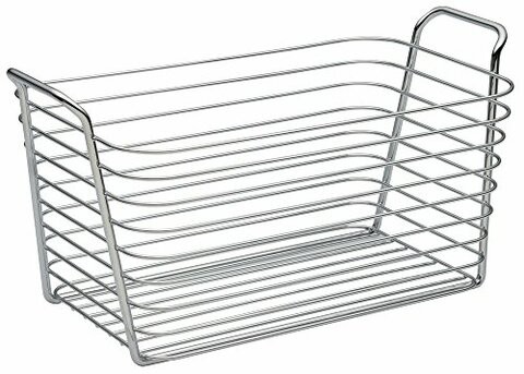 InterDesign Classico Basket, Medium, Chrome