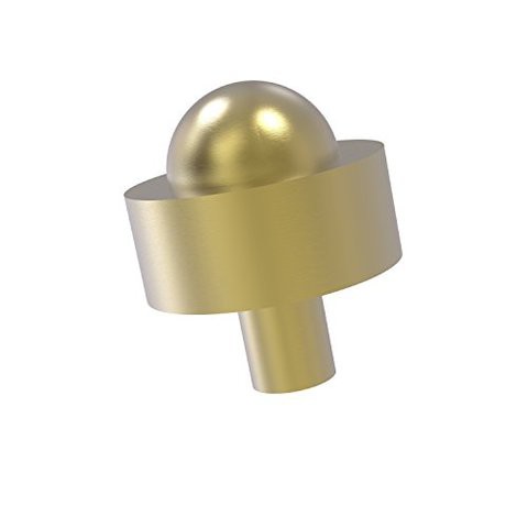 Allied Brass 101A 1-1/2 Inch Cabinet Knob, Satin Brass