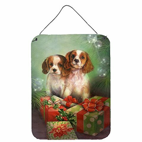 Caroline&#39;s Treasures Sdsq0303Ds1216 Cavalier Spaniels Wall Or Door Hanging Prints, 12X16, Multicolor