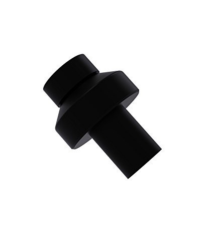 Allied Brass 108 1 Inch Cabinet Knob, Matte Black