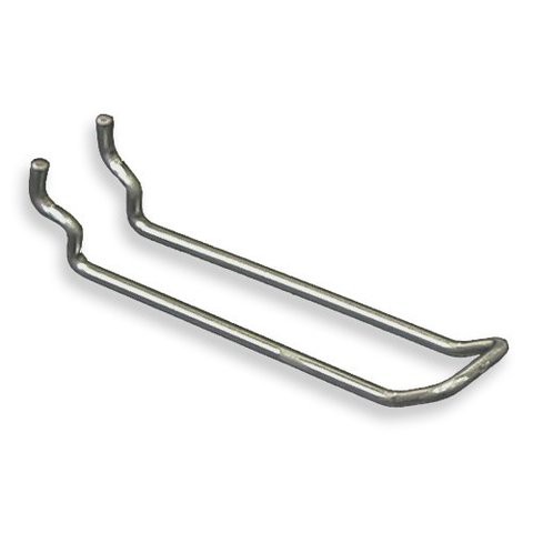 Azar 701140 Safety Metal 4-Inch Loop Hook, 50-Piece Set