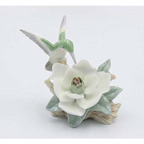 Cosmos Gifts 96402 Hummingbird With Magnolia, Green