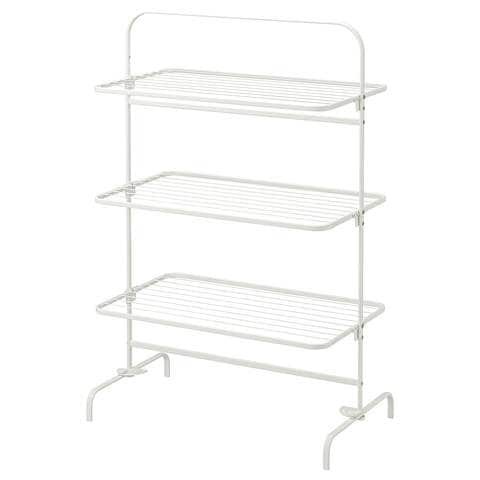 Mulig Drying Rack 3 Levels, In/Outdoor, White