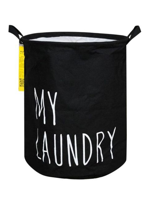 MissTiara Laundry Storage Bag Black/White