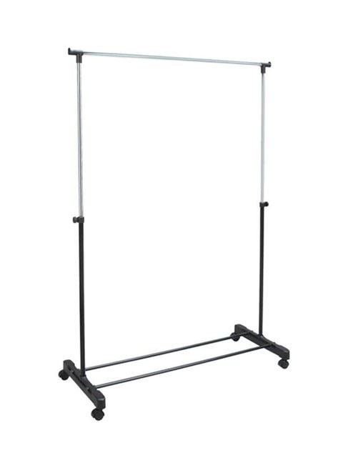 Generic - Metal Garment Rack Black/Silver 78.5x41.5x87centimeter