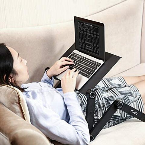 Other Laptop Stand Table Foldable Laptop Desk Portable 360 Degree Adjustable Table For Bed Sofa