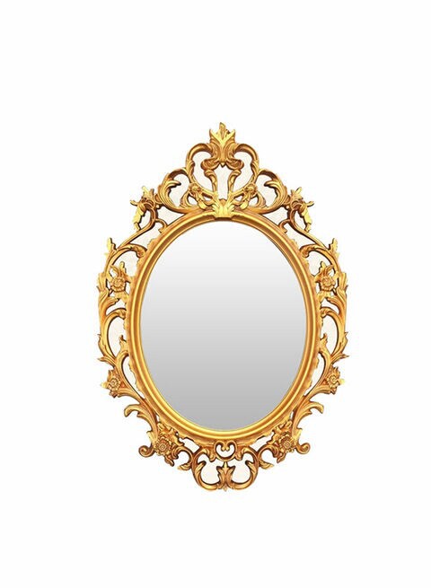 East Lady European Style Wall Mounted Mirror Gold 58x83x3cm