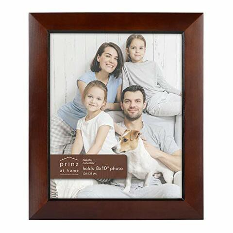 Prinz Dakota 8-Inch By 10-Inch Dark Walnut Wood Picture Frame, Brown