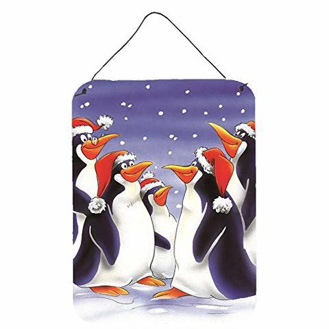 Caroline&#39;s Treasures Aah7264Ds1216 Holiday Penguins Wall Or Door Hanging Prints, 12X16, Multicolor