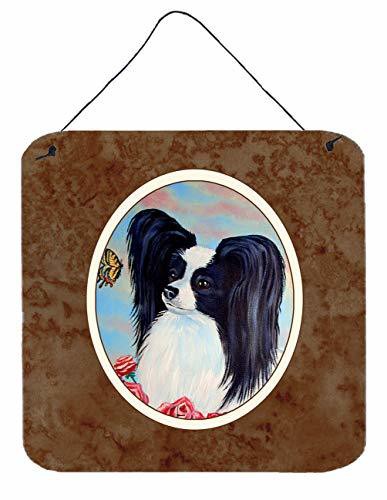 Caroline&#39;s Treasures 7040Ds66 Papillon Black And White Wall Or Door Hanging Prints, 6X6, Multicolor