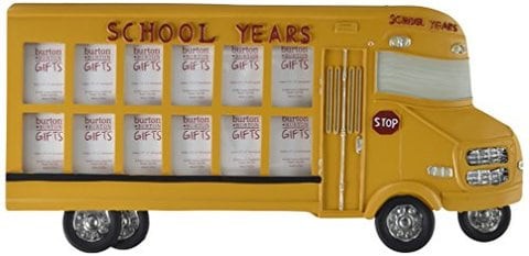 Burton &amp; Burton School Bus Photo Frame