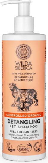 Wilda Siberica Controlled Organic, Natural & Vegan  Antistress pet conditioner, 400 ml