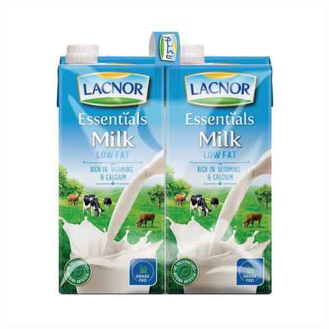 Lacnor Essentials Low Fat Milk 1L x4